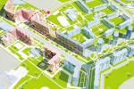 * Стартовый дом на схеме генплана ЖК «Молодежный» в Голицыно.