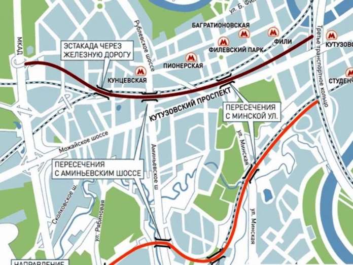 Объявлена Стоимость Строительства Южного Дублера Кутузовского.