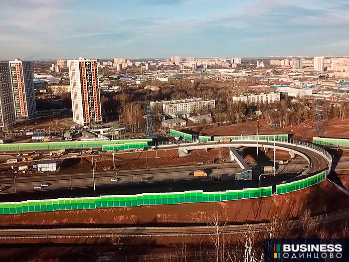Внуковская развязка на Минском шоссе в Одинцово