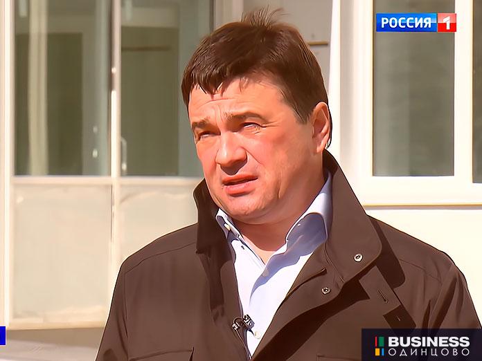 Губернатор Московской области А. Воробьев в эфире телеканала  Губернатор Московской области А. Воробьев в эфире телеканала