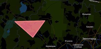 Участок поселения на карте