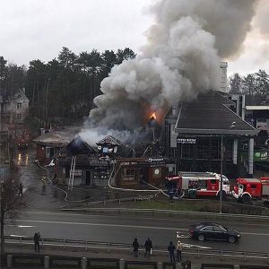 Пожар в Жуковке