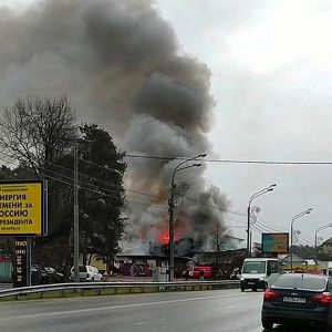 Пожар в Жуковке