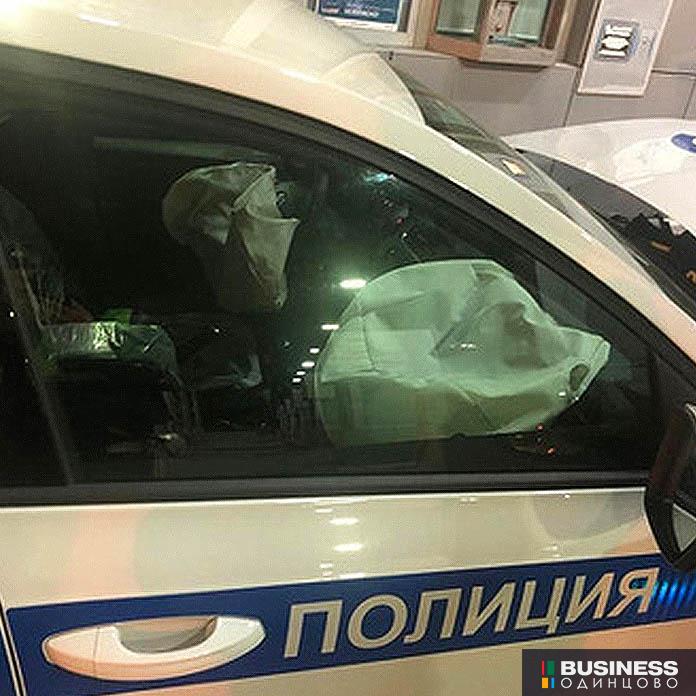 Машина ДПС протаранила Роллс Ройс