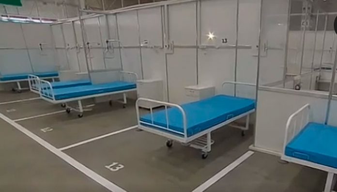 gospital Временный госпиталь на территории парка «Патриот» в Кубинке