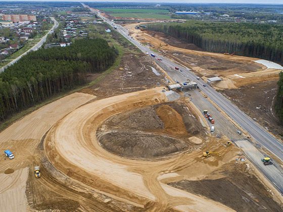 Реконструкция участка Минского шоссе