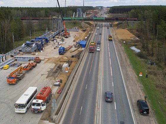 Реконструкция участка Минского шоссе