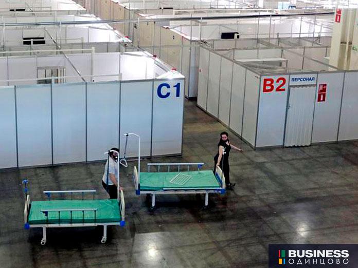 Временный госпиталь в   Временный госпиталь в