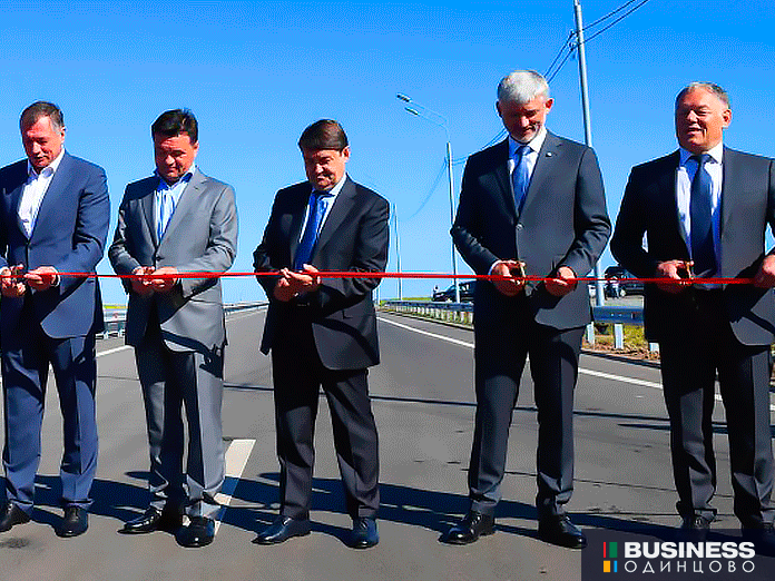 Андрей Воробьев на открытии участка ЦКАД Андрей Воробьев на открытии участка ЦКАД
