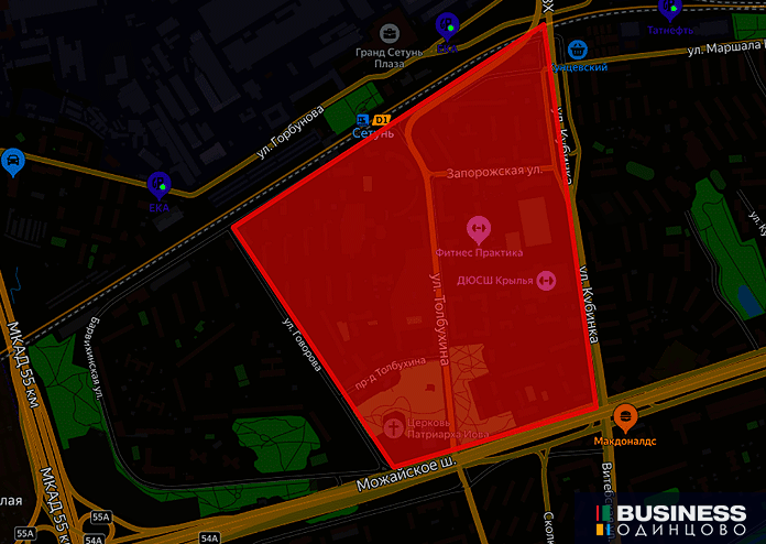 Застройка района Можайский Застройка района Можайский