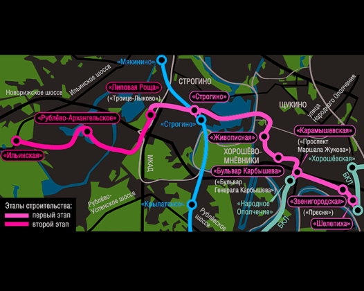 Рублёво-Архангельская линия метро