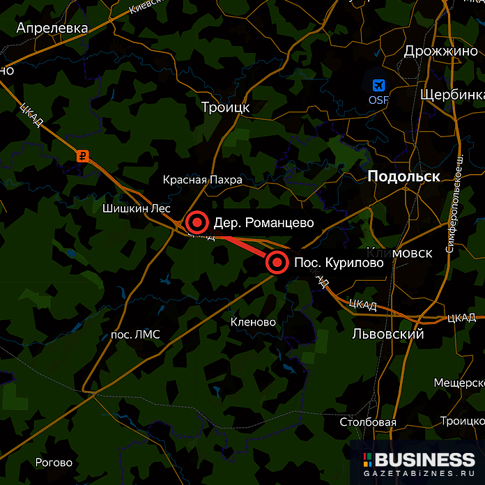 Где пройдет 10-километровая трасса газопровода в ТинАО (неточная схема) Где пройдет 10-километровая трасса газопровода в ТинАО (неточная схема)
