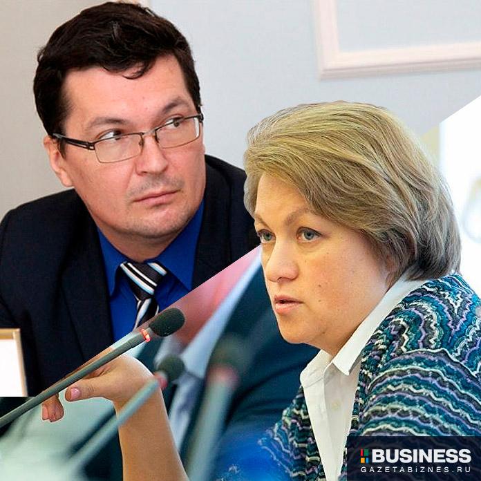 Директор департамента образования и науки Курганской области Андрей Кочеров и вице-мэр Екатеринбурга Екатерина Сибирцева Директор департамента образования и науки Курганской области Андрей Кочеров и вице-мэр Екатеринбурга Екатерина Сибирцева