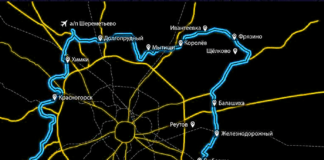 Схема ЛРТ (легкорельсовый транспорт) в Московской области