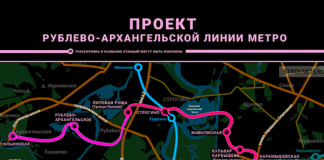 Проект Рублево-Архангельской ветки метро