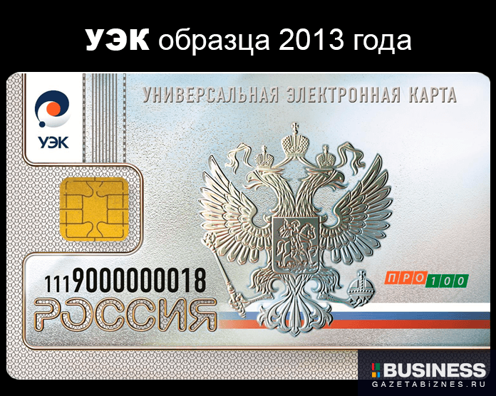 УЭК образца 2013 года УЭК образца 2013 года