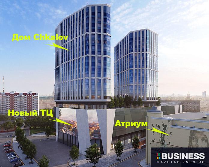 Торговй центр в ЖК Дом Chkalov Торговй центр в ЖК Дом Chkalov