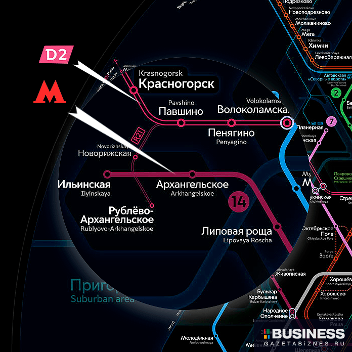 Метро в Красногорске: перспективная карта московского метро до 2030 г.