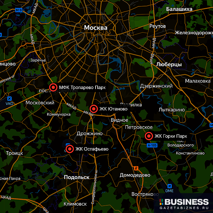 ПИК и Самолет выставили на продажу 11 новостроек в Москве и Подмосковье ПИК и Самолет выставили на продажу 11 новостроек в Москве и Подмосковье