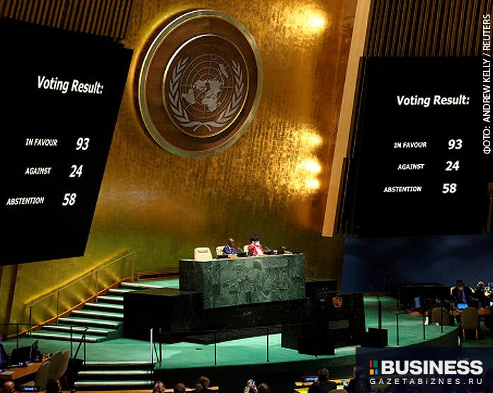 Генассамблея ООН приняла резолюцию о приостановке членства России в ЕСПЧ