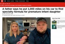 Заголовок: Отец говорит, что проехал 1000 миль на своей машине, чтобы найти специальную формулу для недоношенной дочери