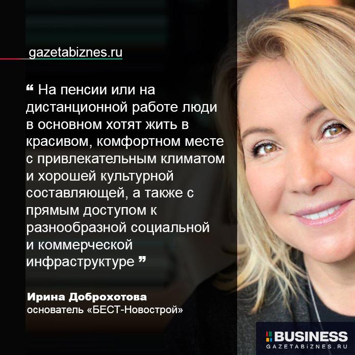 Ирина Доброхотова, управляющий партнер bnMAP.pro, основатель «БЕСТ-Новострой»