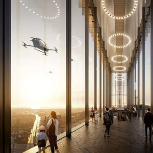 Небоскрёб с терминалом для беспилотников: Bao'an Passenger Transport Center