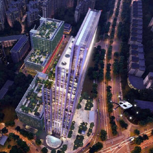 Небоскрёб с терминалом для беспилотников: Bao'an Passenger Transport Center