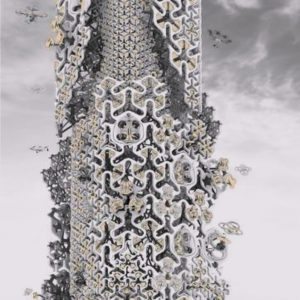 Концепт небоскреба-улья для дронов