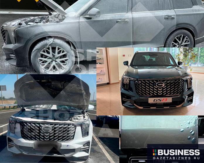 Сгоревшие автомобили GAC GS8 Сгоревшие автомобили GAC GS8